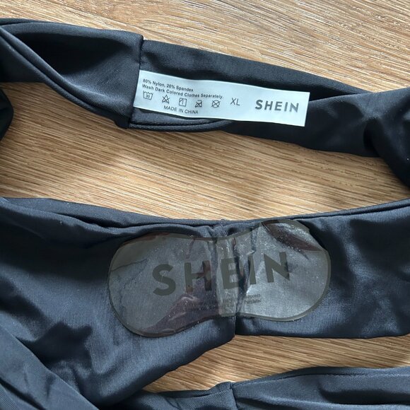 Lot of 2 NWT SHEIN Black Cheeky Bikini Bottoms Size XL - Picture 3 of 4